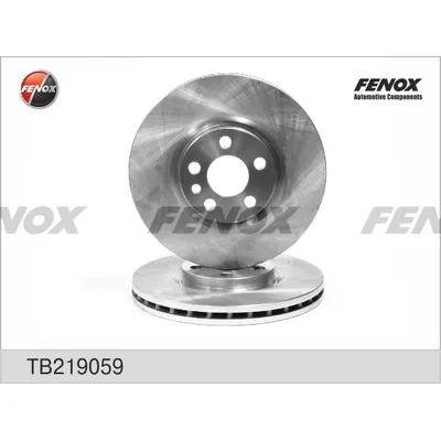 Диск тормозной CITROEN C8 97-06, JUMPY 95-06, FIAT ULYSSE 02-, SCUDO 99-06, LANCIA PHEDRA 02-, PEUGE FENOX TB219059