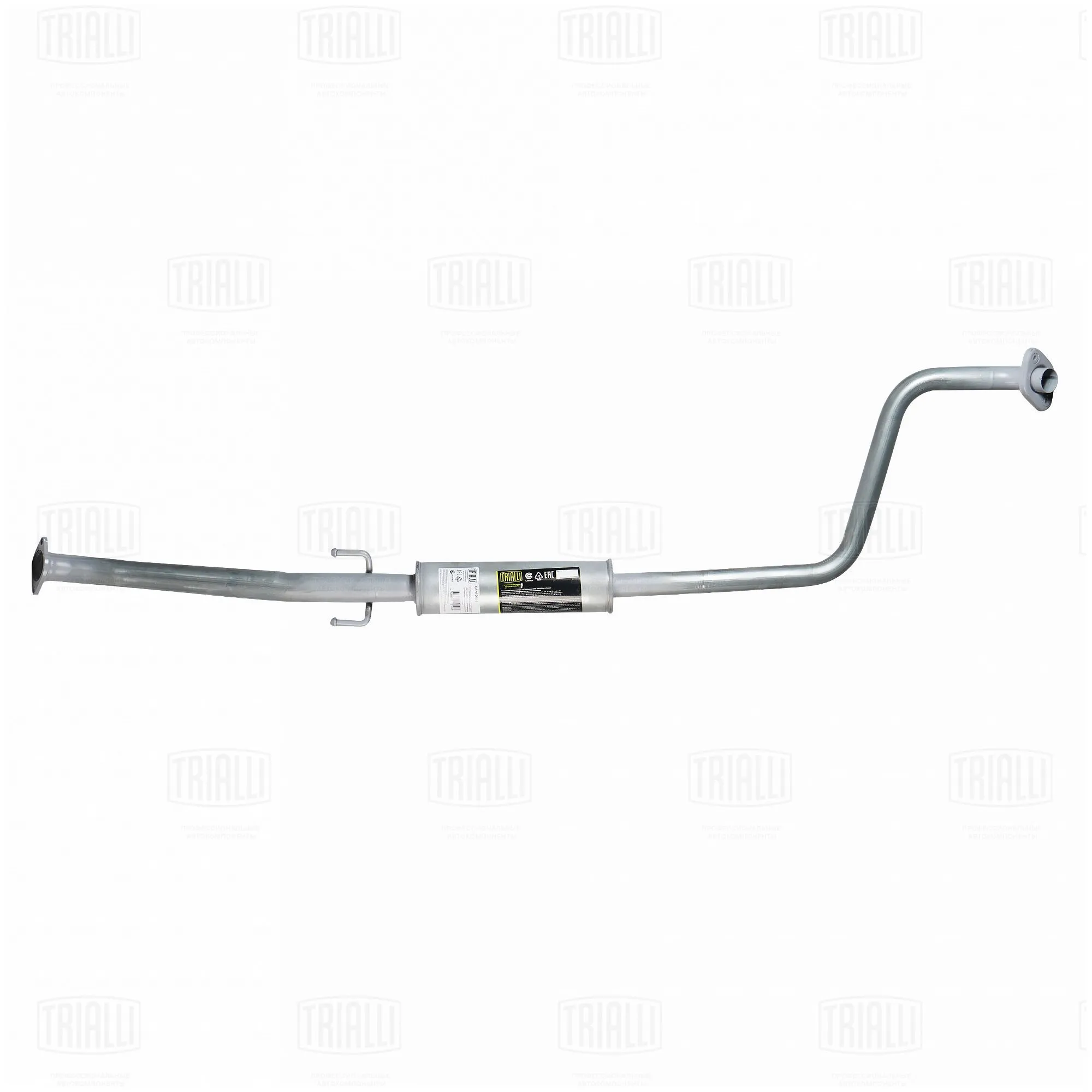 Глушитель для а/м Geely MK Cross (10-) 1.5i доп. (резонатор) (алюм. сталь) TRIALLI EAM 0344