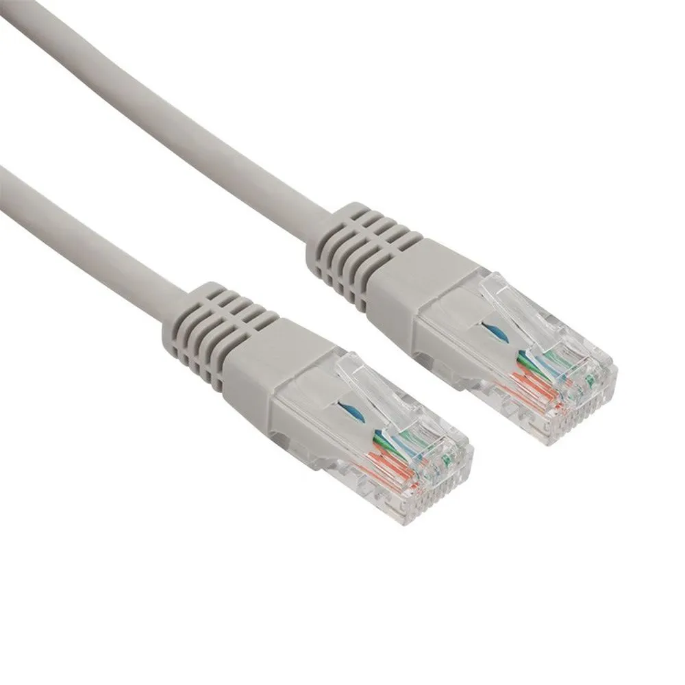 Патч-корд U/UTP, категория 5e, RJ45-RJ45, неэкранированный, LSZH серый, 1 м REXANT 18-8002