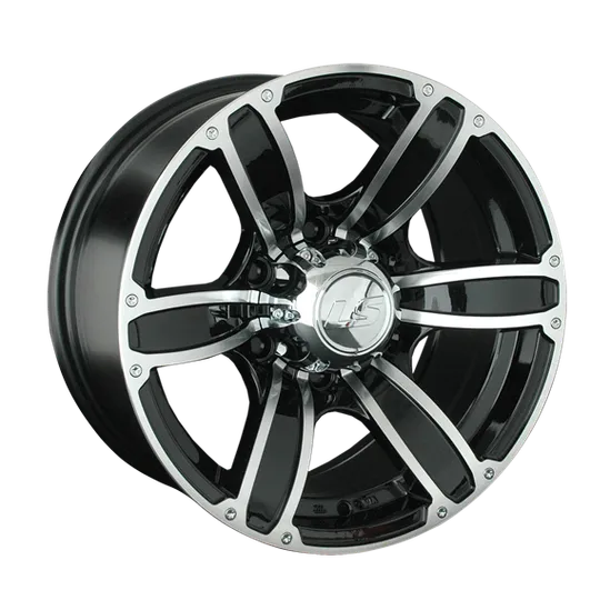 Диск литой R16 8J 6x139.7/107.1 ET10 LS 766 BKF S034311
