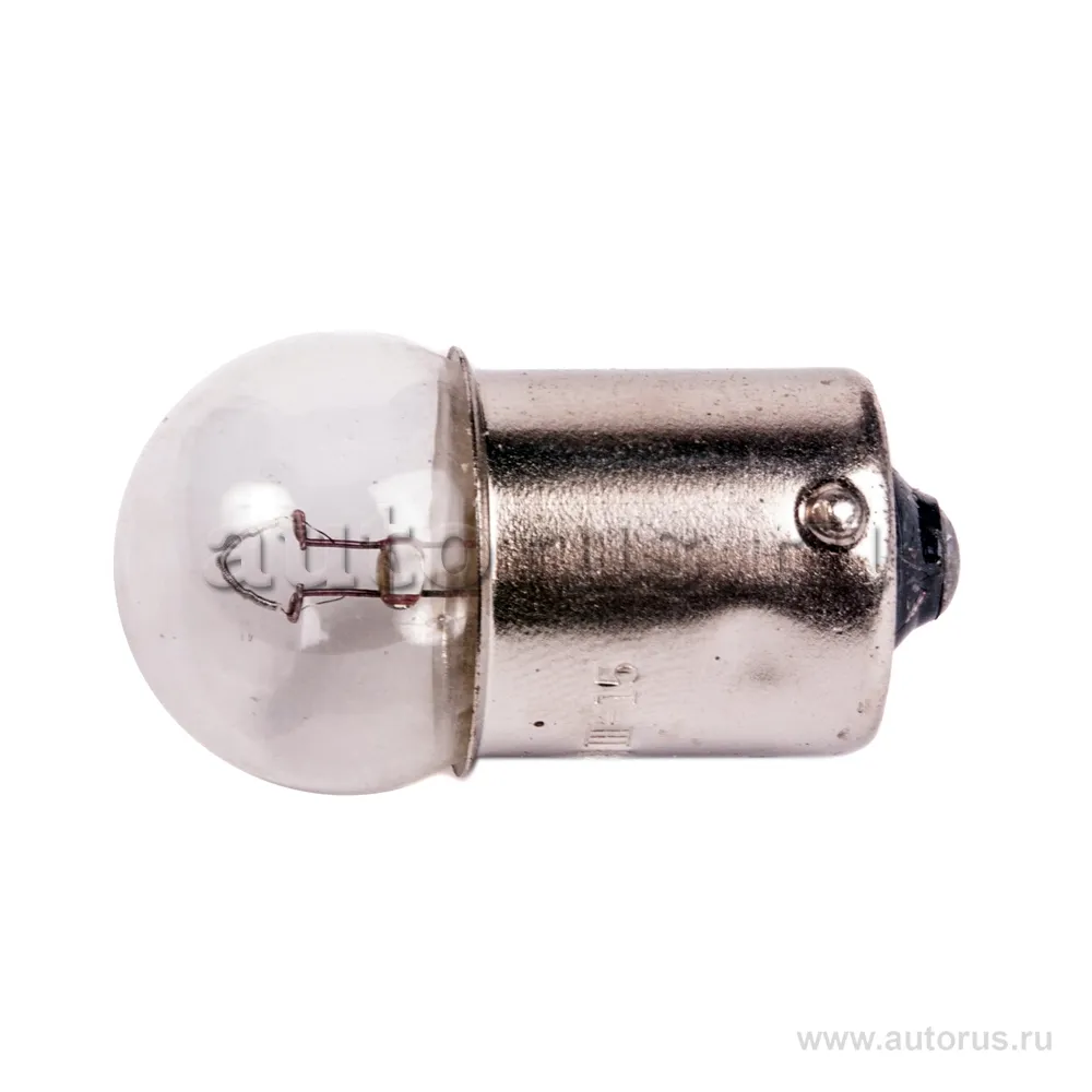 Лампа 12V R10W 10W BA15s Маяк 1 шт. картон 61210