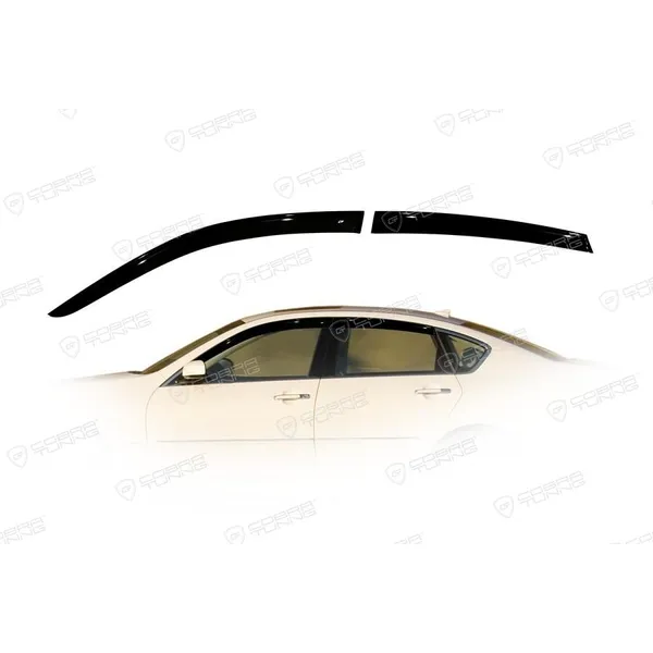 Дефлектора на окна Infiniti M-Series (Y50) 2005-2010/Nissan Fuga (Y50) 2004-2009 деф.окон Cobra Tuning I10205