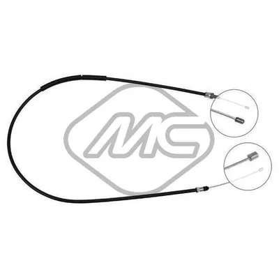 Трос ручника CIT ZX (DISC BRAKE) DX-RH Metalcaucho 80809
