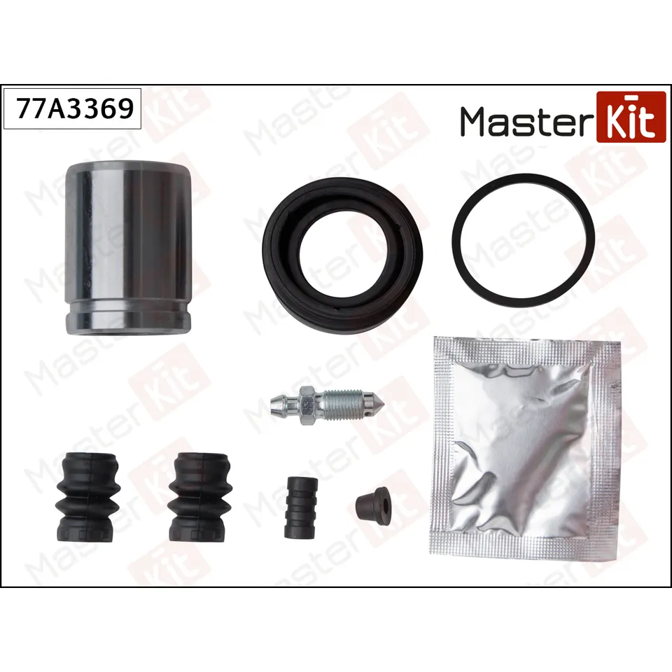 Ремкомплект тормозного суппорта + поршень Nissan NP300 NAVARA (D40) 2004 -, PATHFINDER III MASTERKIT 77A3369