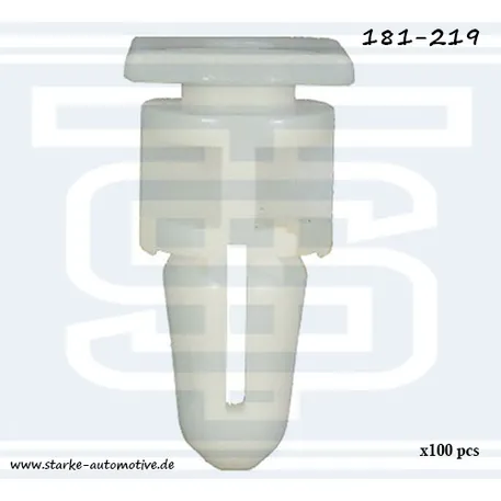 Пистон крепления накладки порога BMW E36/E46 / E34/E39 / E32/E38 / E65/E67 STARKE 181-219