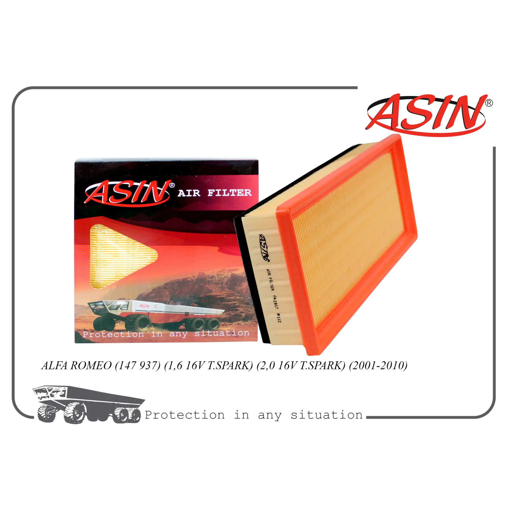 Фильтр воздушный 46741119/ASIN.FA2817 ASIN ASIN ASIN.FA2817