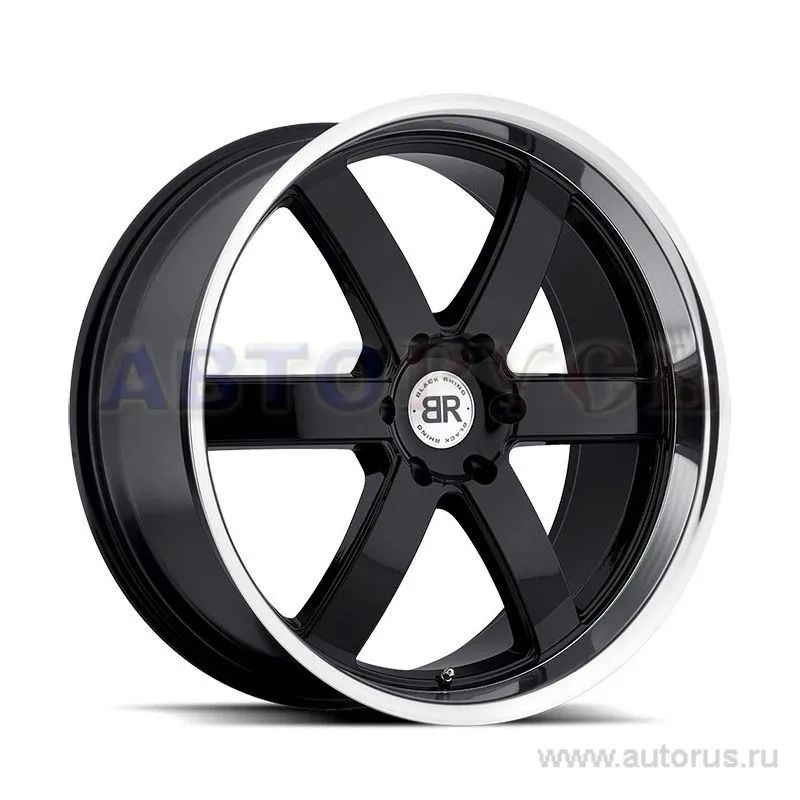 Диск литой R20 8.5J 6x139.7/112 ET18 BLACK RHINO Pondora Gloss Black Mirror Machine Cut Lip 2085PND186140B12