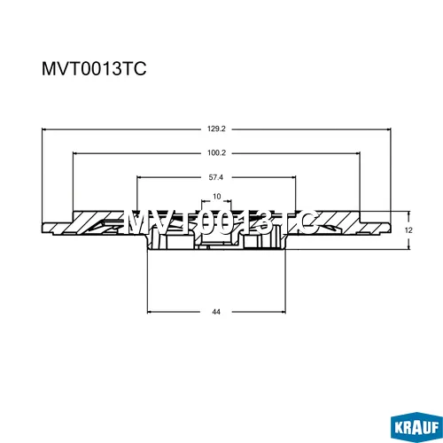 Маслоотражательная крышка KRAUF MVT0013TC