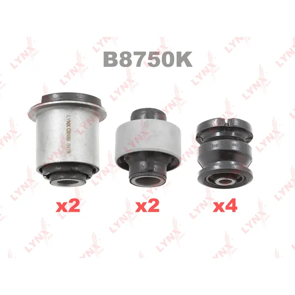 Комплект сайлентблоков LYNXauto B8750K