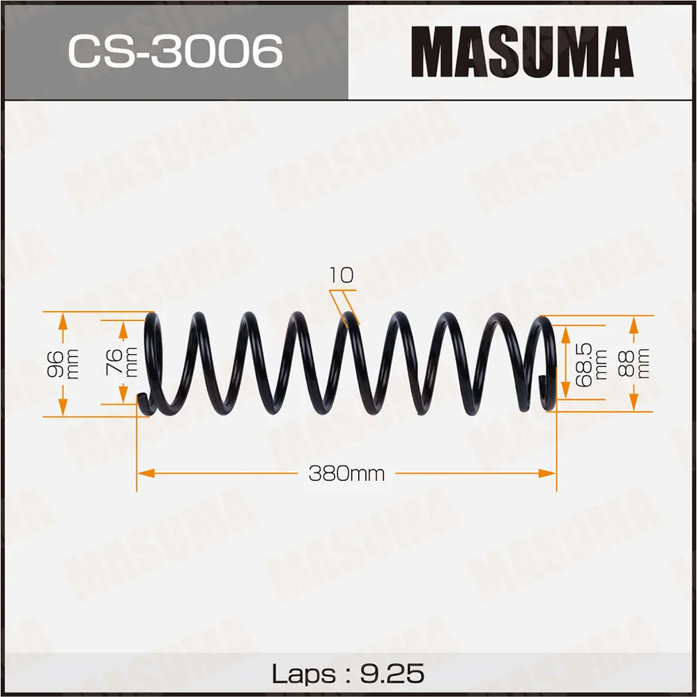 Пружина подвески MASUMA CS3006