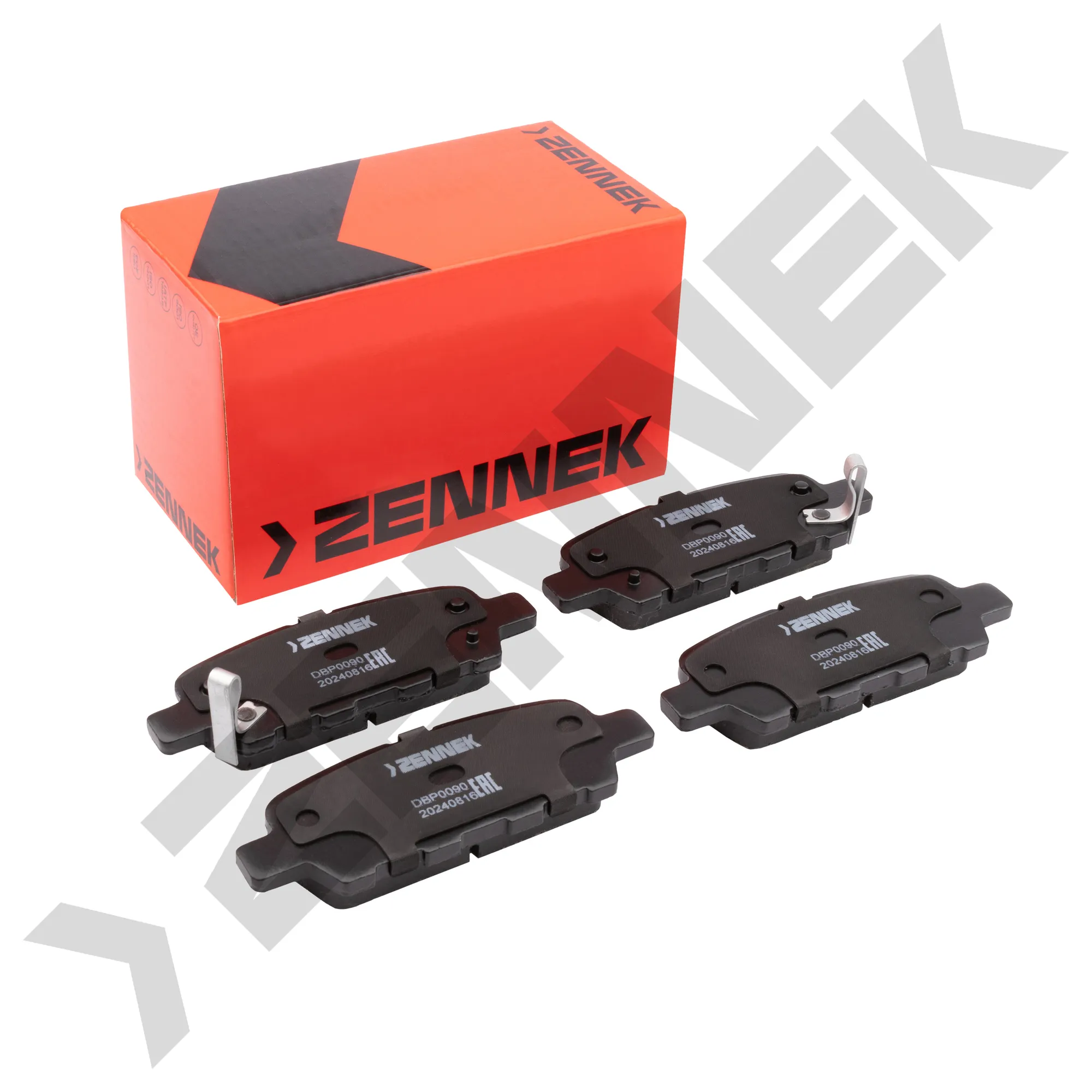 Колодки тормозные дисковые задние BMW 1 E81/82/87/88-, BMW 2 F22/23/45/87 14- ZENNEK DBP0090