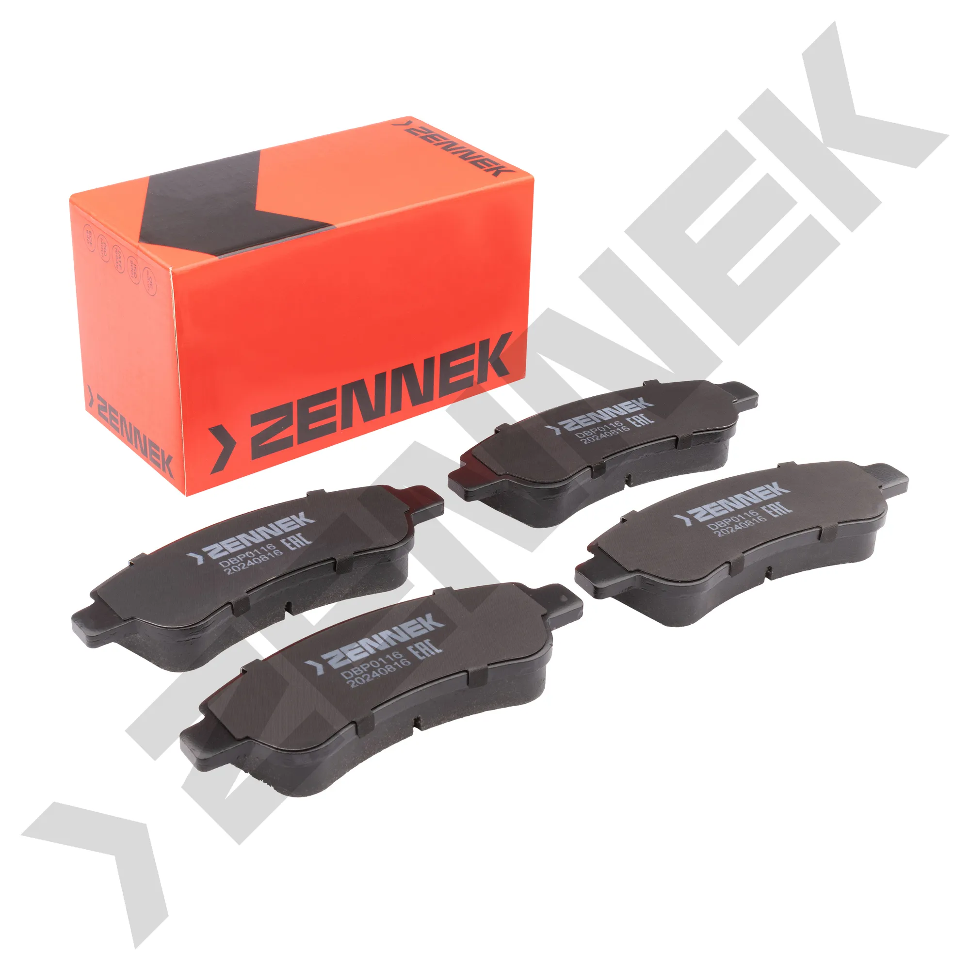 Колодки тормозные дисковые задние CITRON JUMPER 06-, FIAT DUCATO 06- ZENNEK DBP0116