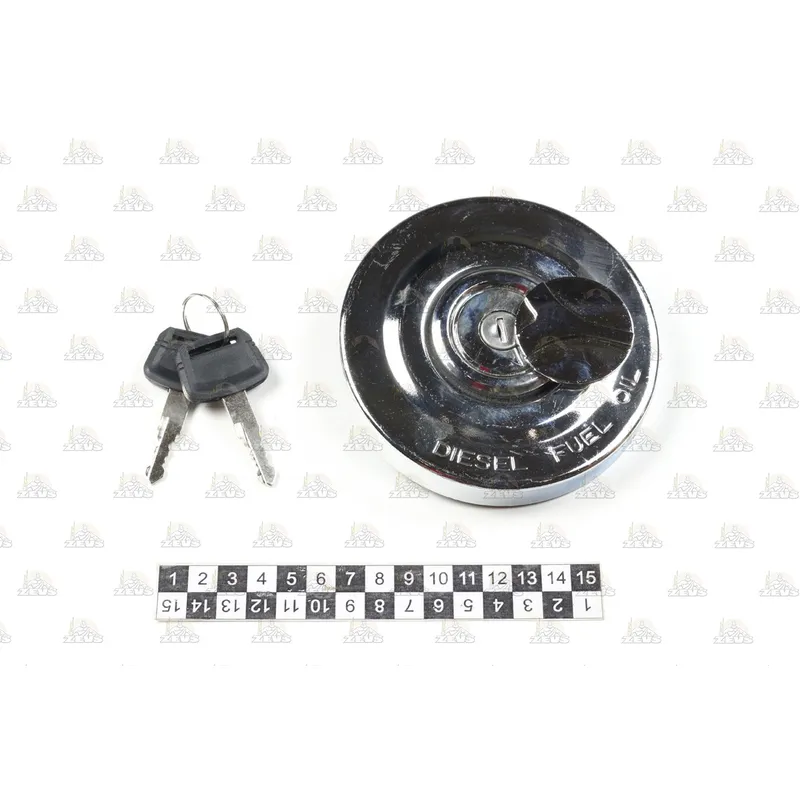 Крышка топливного бака 78 mm с ключом ZEVS CY87160CR