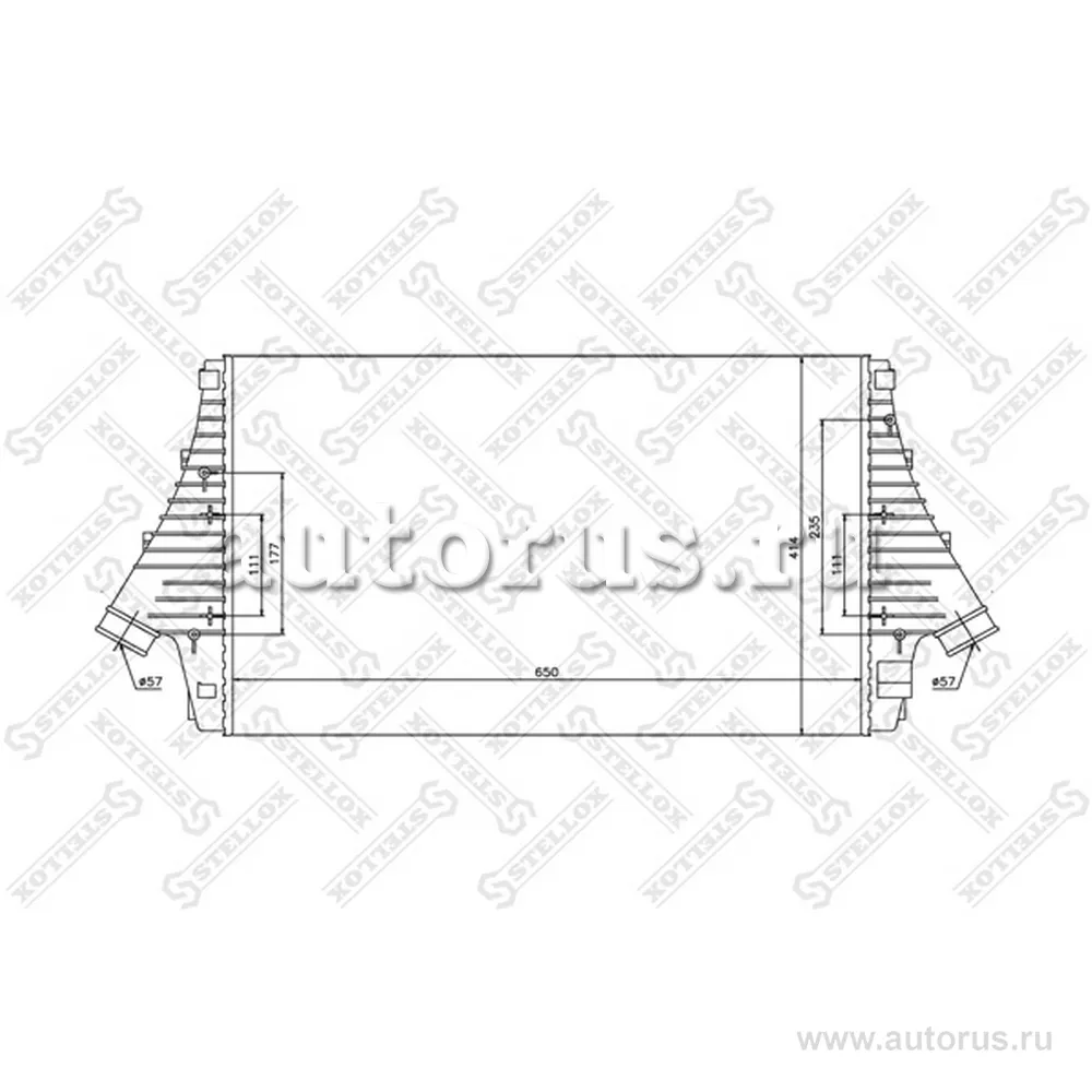 Интеркулер МКПП Fiat Croma, Opel Signum STELLOX 1040197_SX