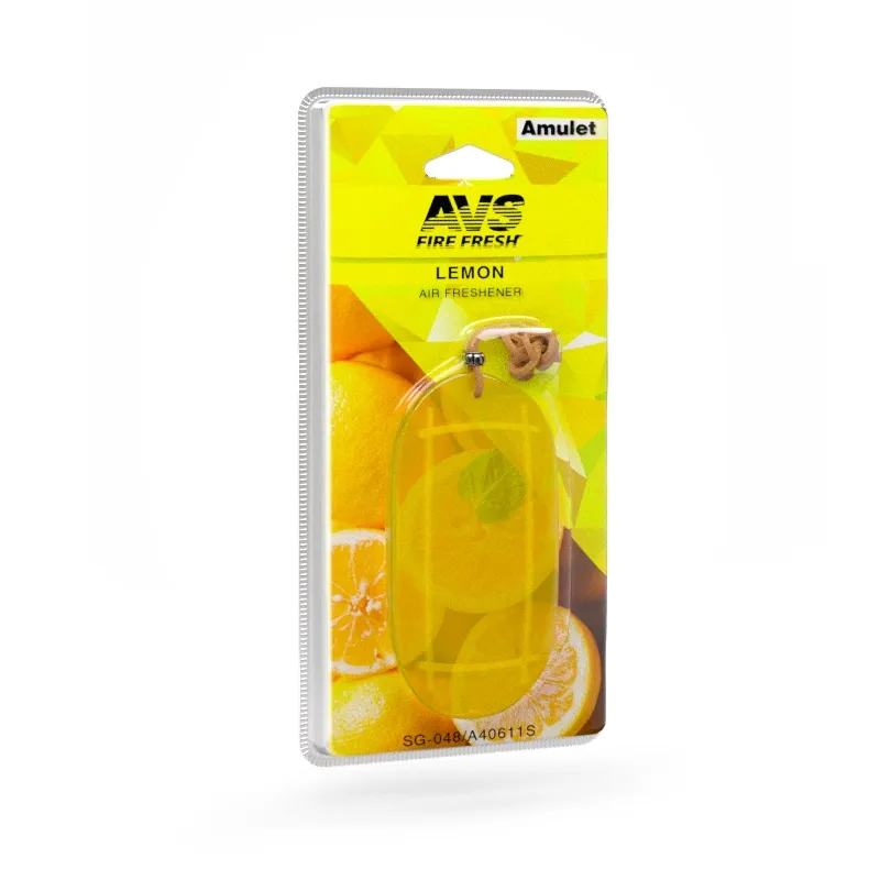 Ароматизатор AVS SG-048 Amulet (аром. Лимон/Lemon) (гелевый) AVS A40611S
