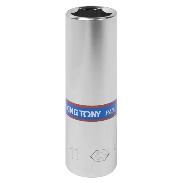 Головка торцевая глубокая шестигранная 1/4, 11 мм KING TONY 223511M