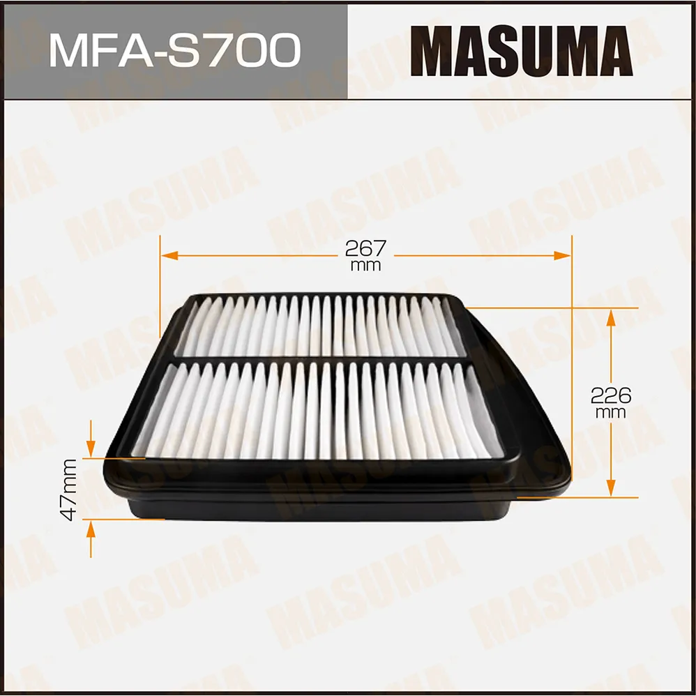 Фильтр воздушный SUZUKI GRAND ESCUDO MASUMA MFA-S700