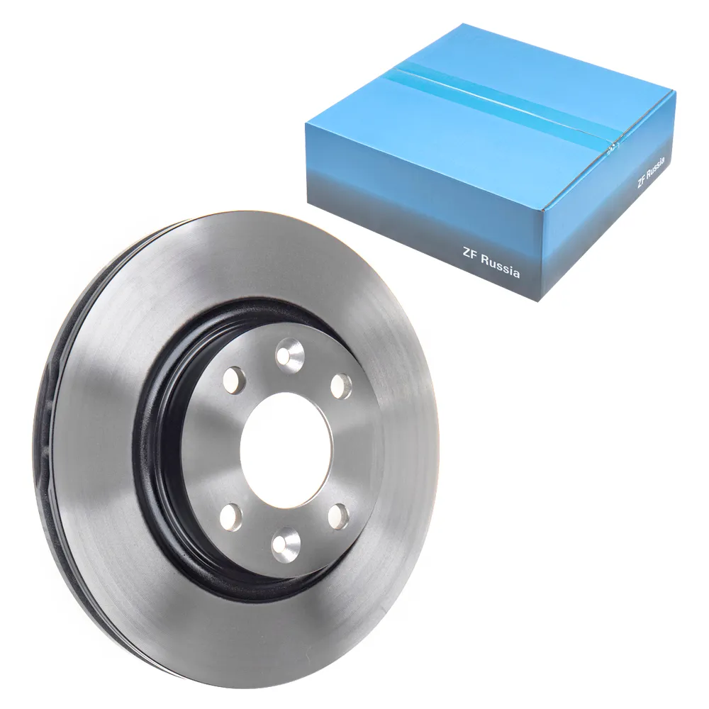 Диск тормозной передний для RENAULT LOGAN II 2013-> /VENT D=258MM ZF RUSSIA DF6534 ZFR