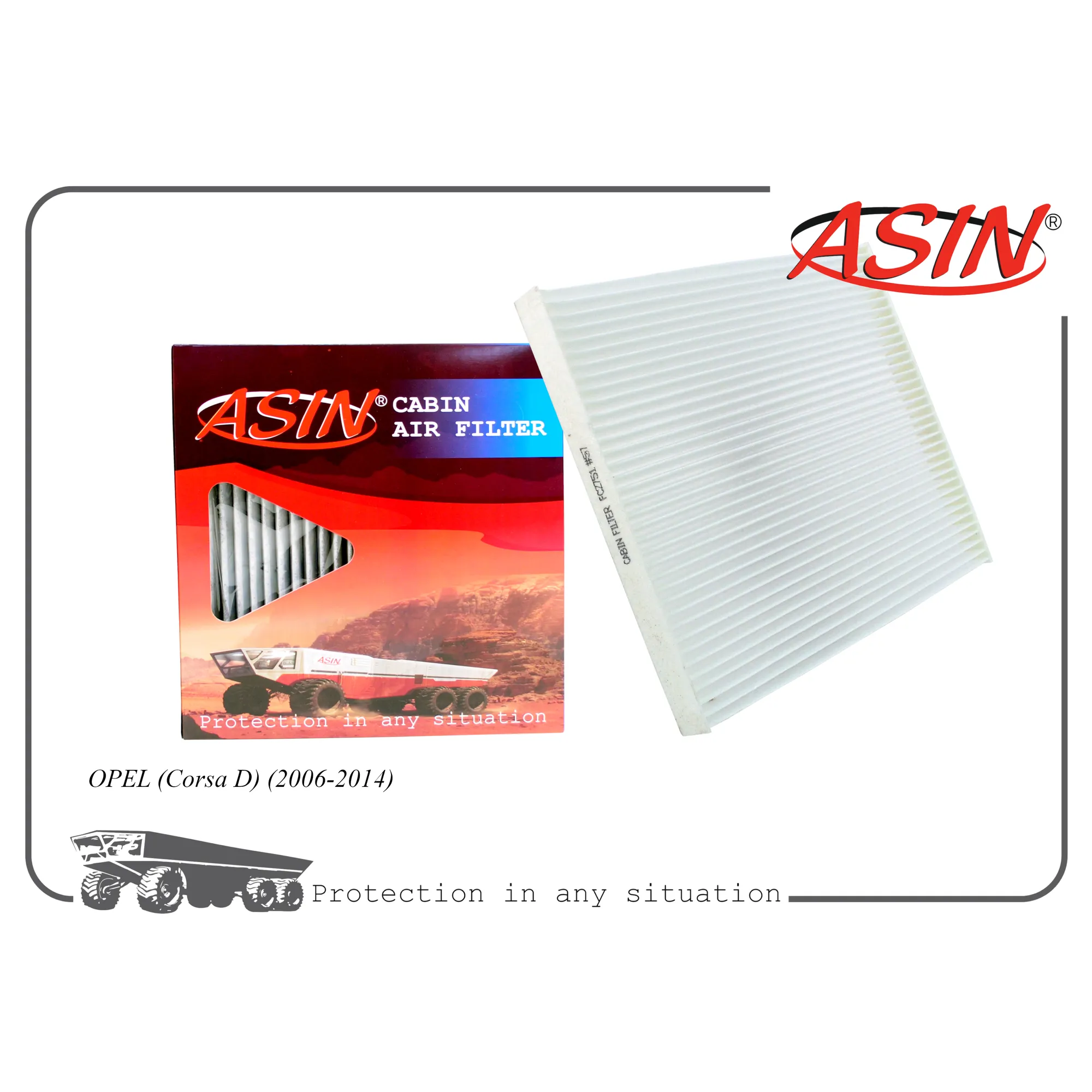 Фильтр салонный 6808622/ASIN.FC2751 ASIN ASIN ASINFC2751