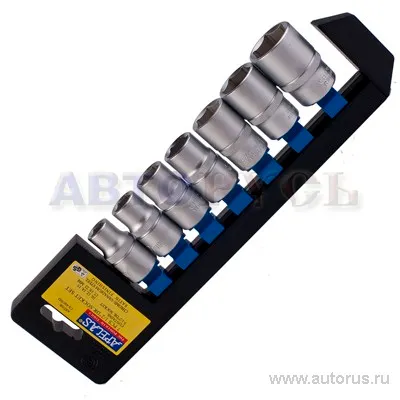 Набор головок 10-22 мм 1/2DR коротких 7пр APELAS CS-4007HD