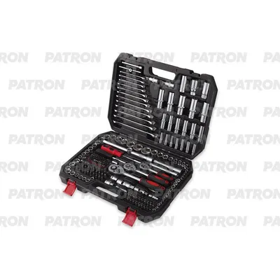Набор инструментов 216 пр: 1/4 inch, 3/8 inch, 1/2 inch, 4-32 мм, 6 г PATRON P38841