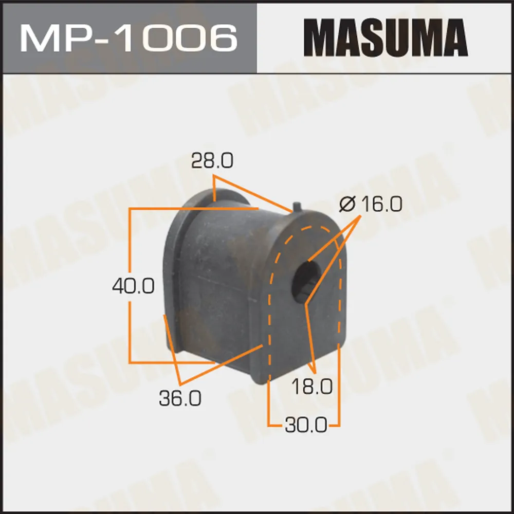 Втулка стабилизатора TOYOTA CAMRY GRACIA MASUMA MP-1006