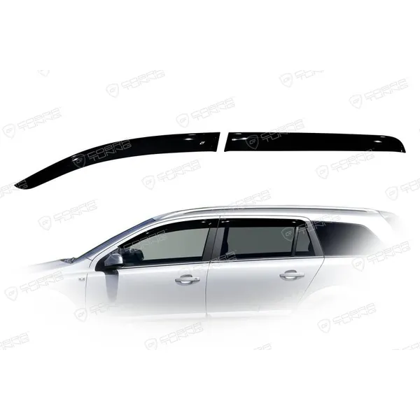 Дефлектора на окна Opel Astra H Wagon 2004EuroStandard деф.окон Cobra Tuning OE10604