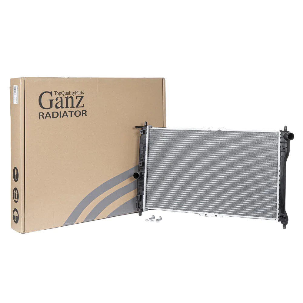 Радиатор основной для ZAZ Chance 2009-> 1.3 МКПП A/C+ GANZ GIJ21275