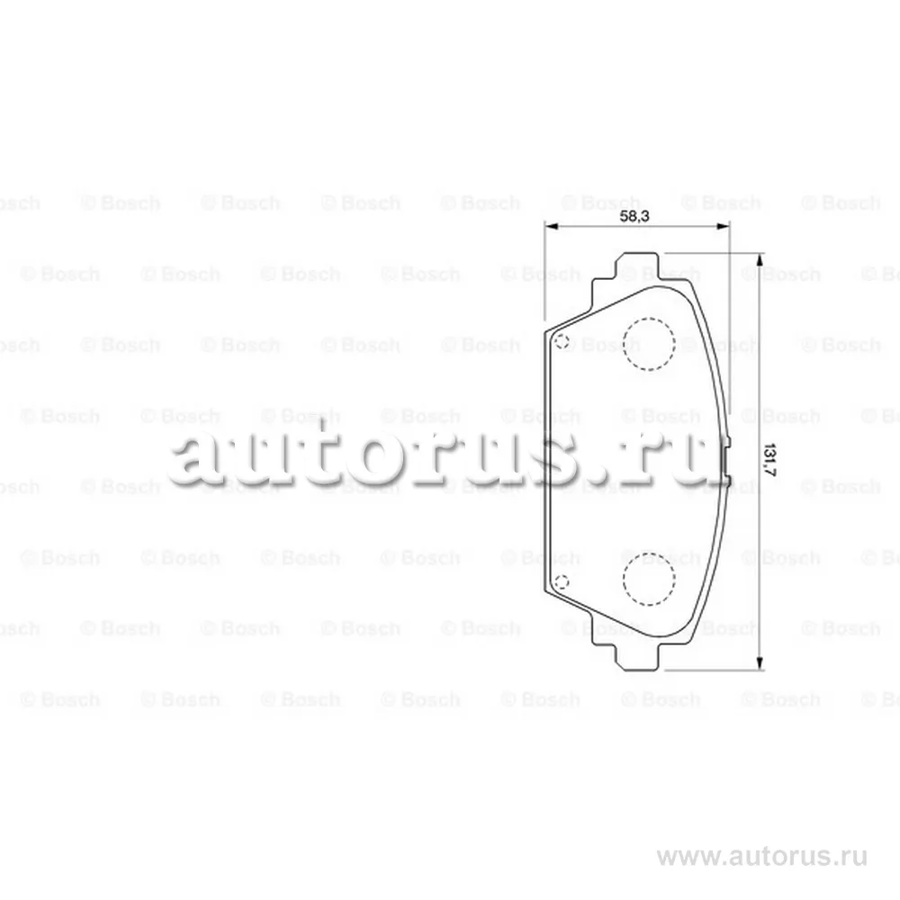 Колодки дисковые п Nissan Primera 1.61.82.01.9DCi 02 BOSCH 0986424791