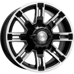 Диск литой R16 7.5J 6x139.7/67.1 ET30 КИК Полюс алмаз черный 13876