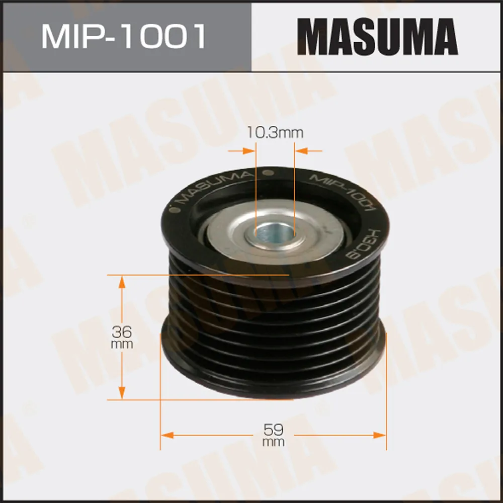 Ролик натяжителя ремня привода LEXUS GX460 MASUMA MIP-1001