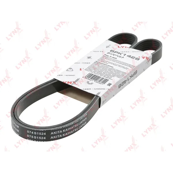 Ремень поликлиновый ford galaxy 2.02.3 9506/tran LYNXauto 6PK1428