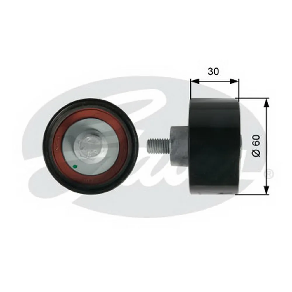 Ролик обводной ремня ГРМ CHERY B11/Fora/Tiggo mot.1,6/1,8/2,0L GATES T42142