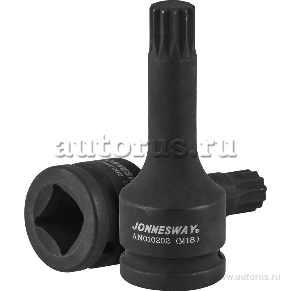 Насадка ударная 3/4 М18x105 мм . для ступичных гаек а/м VAG JONNESWAY AN010202