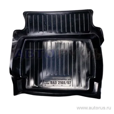 Коврик в багажник Lada 2101, 2103, 2106 пластик чёрный L.LOCKER 180020300