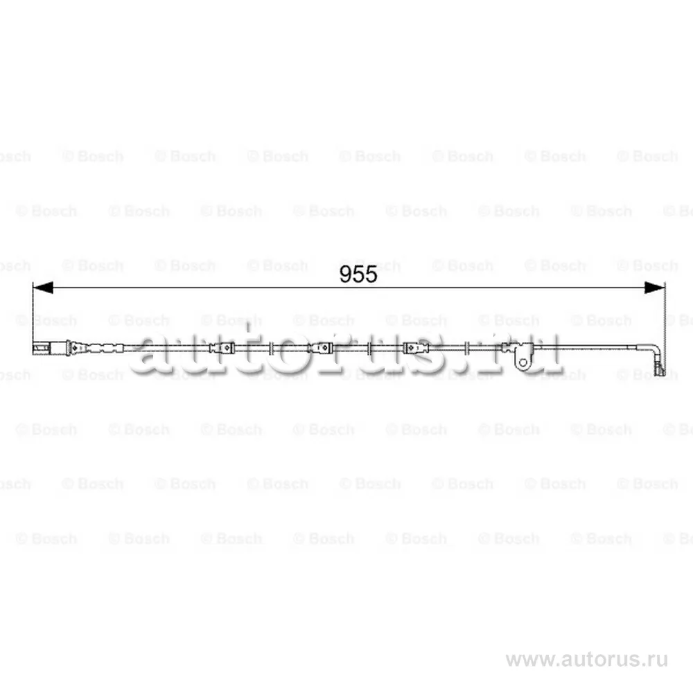 Датчик износа передних колодок BOSCH 1 987 473 028