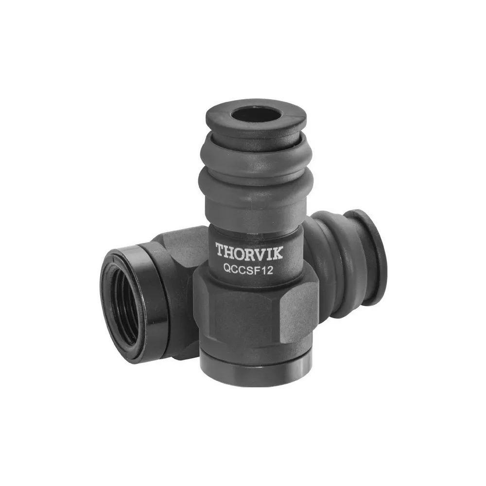 Муфта БРС европейского типа с внутренней резьбовой частью BSPT 1/2 THORVIK QCCSF12