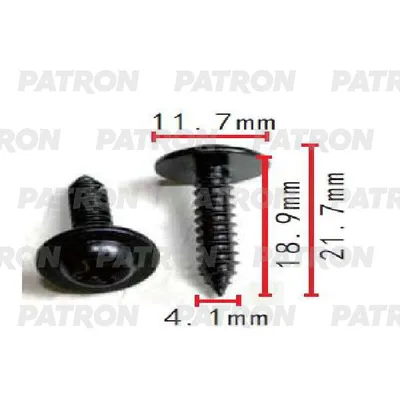 Шуруп металлический Ford применяемость: универсальный PATRON P37-1496