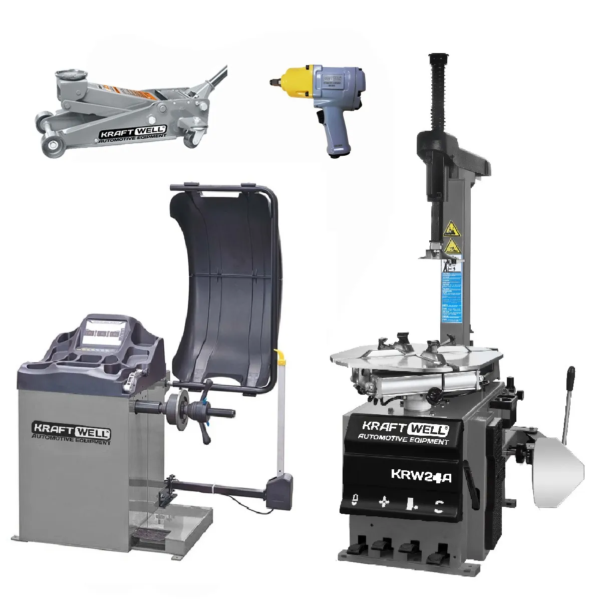 Комплект шиномонтажа ОПТИМАЛЬНЫЙ + KraftWell KRW24A+KRW243