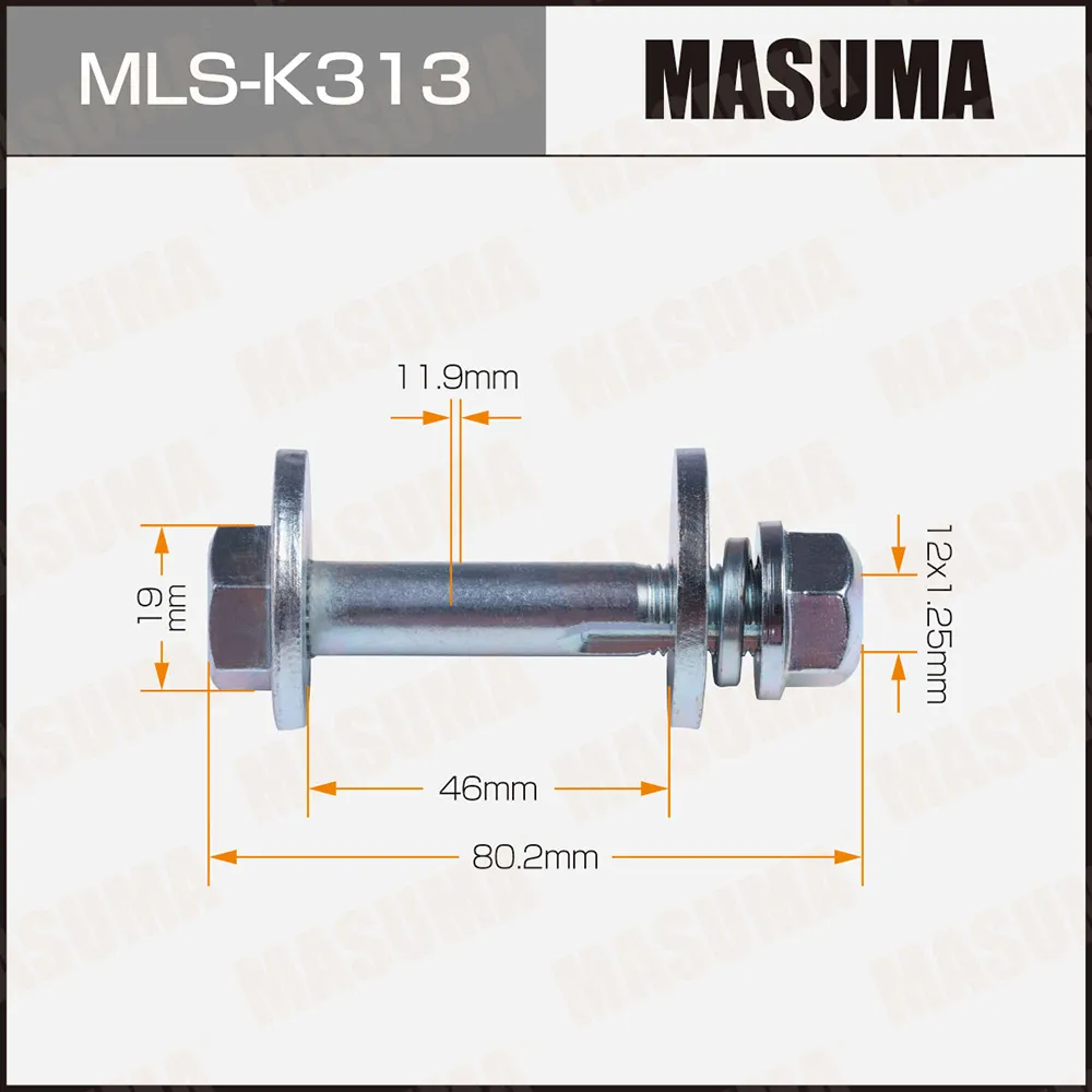 Болт эксцентрик KIA CEED I -12 MASUMA MLSK313