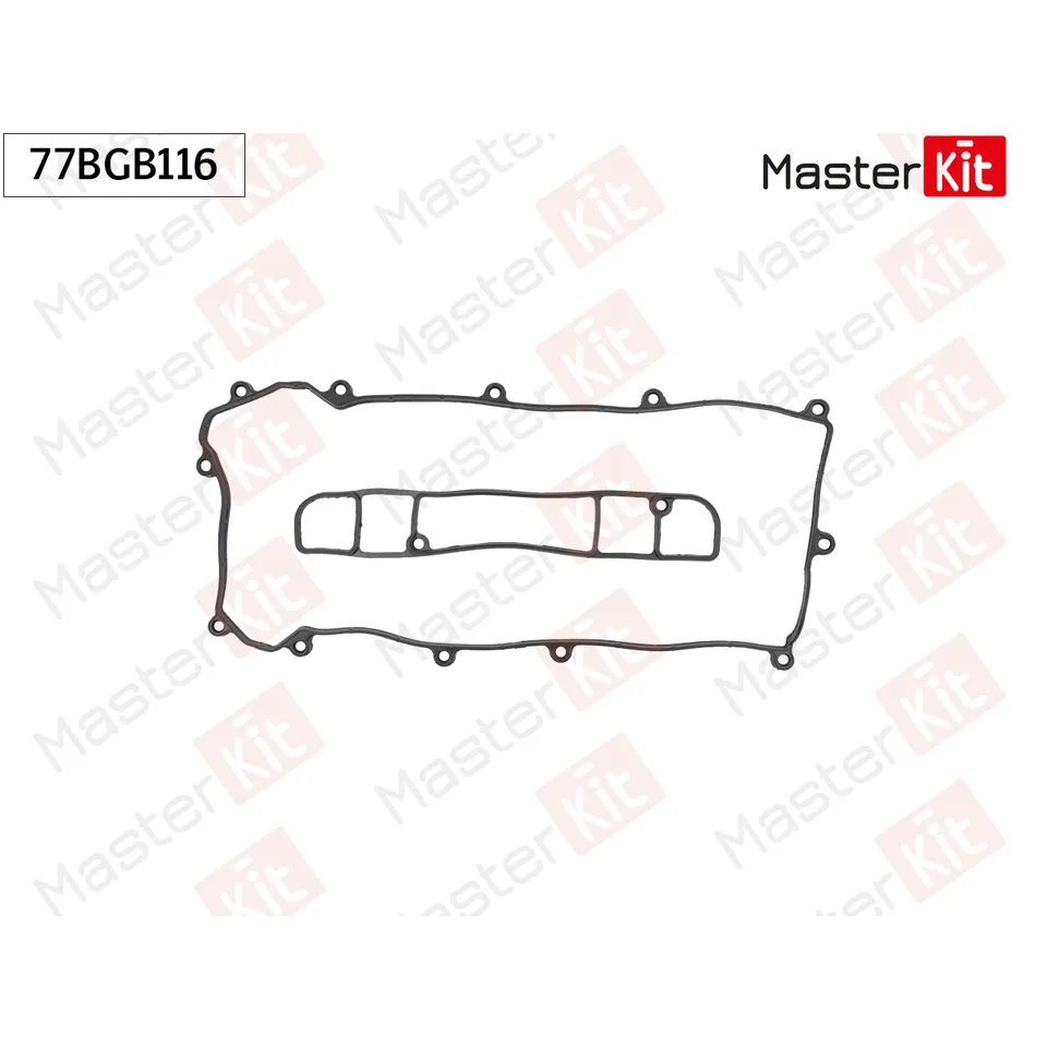 Прокладка клапанной крышки MAZDA L3-VDT, L3KG, L3N9, L3Y7, L3YH, LF-ZB, LF5H, LF5W MASTERKIT 77BGB116