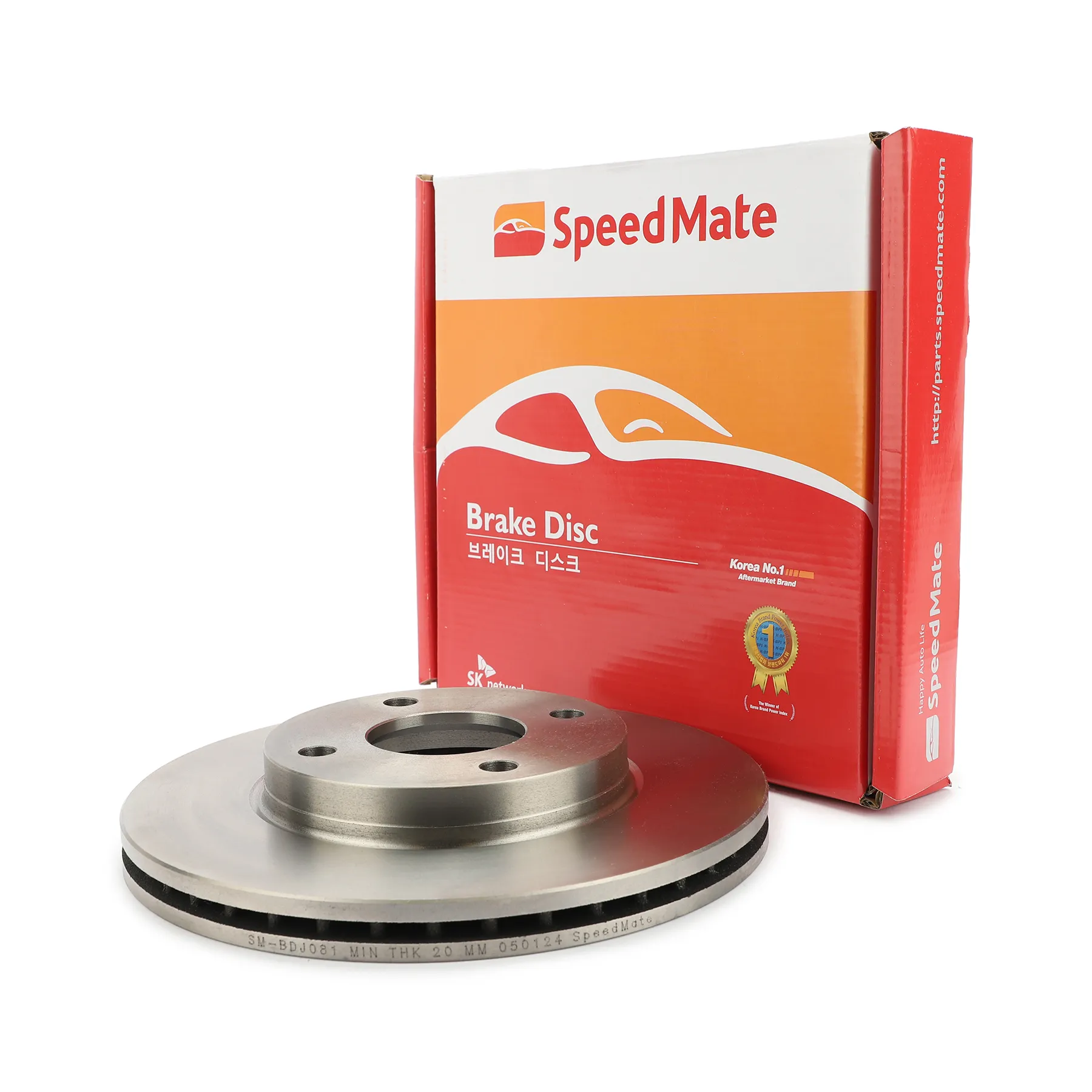 Диск тормозной передний FORD COURIER,FIESTA IV,V,FOCUS I/MAZDA 2,121 III SPEEDMATE SM-BDJ081