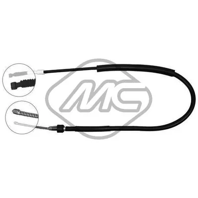 Трос ручника TOY PREVIA 2/4 (TCR11) DX-RH Metalcaucho 83464