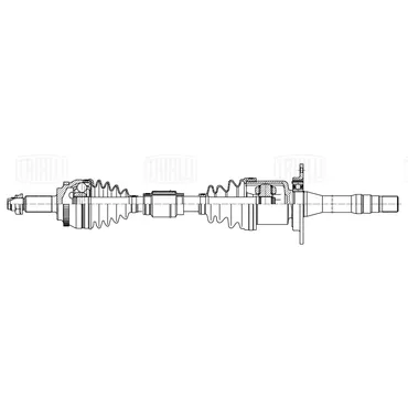 Привод для а/м Geely Coolray (19-) 1.5T (перед. прав.) TRIALLI AR 1218