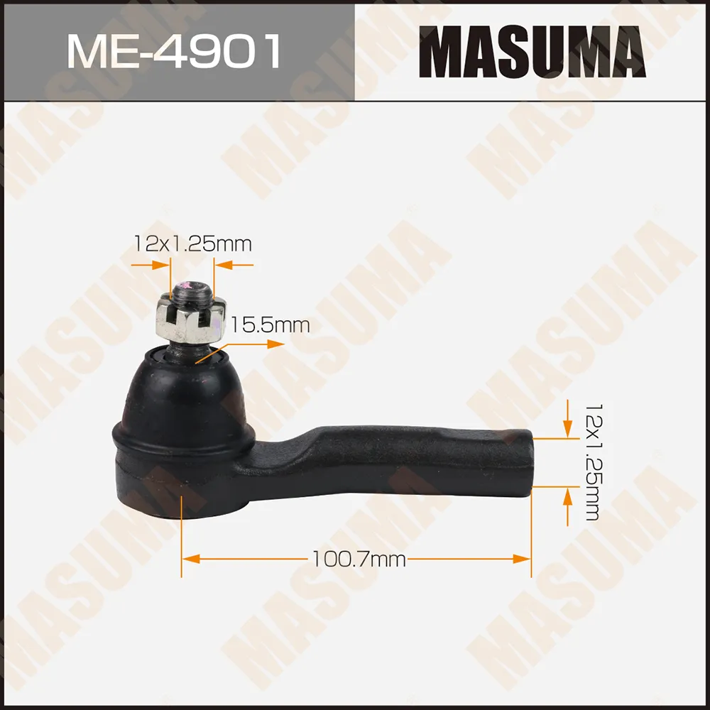 Наконечник рулевой тяги MASUMA ALMERA N16E RHLH MASUMA ME-4901
