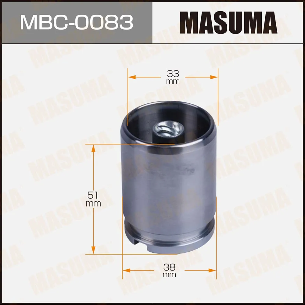Поршень тормозного суппорта d-38 MASUMA, K385101 rear MASUMA MBC0083