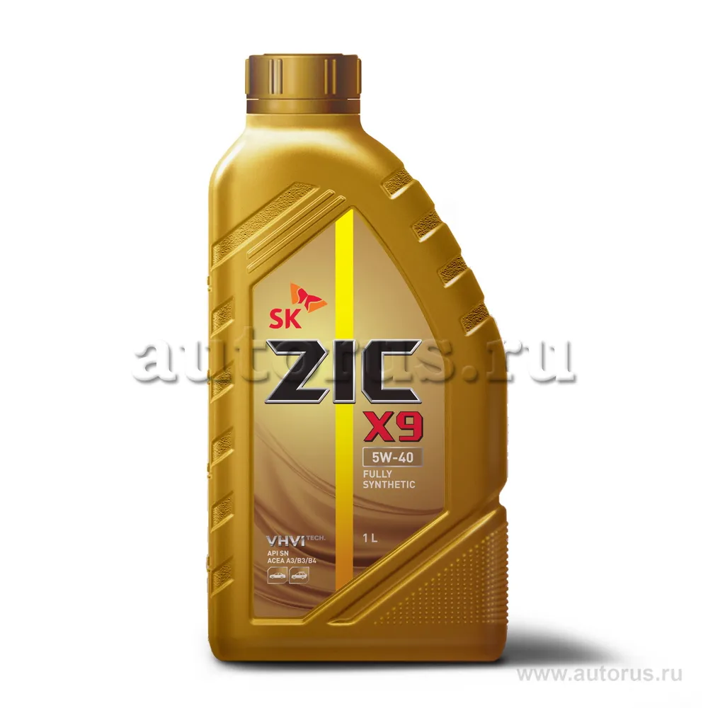Масло моторное ZIC X9 5W-40 синтетическое 1 л 132902