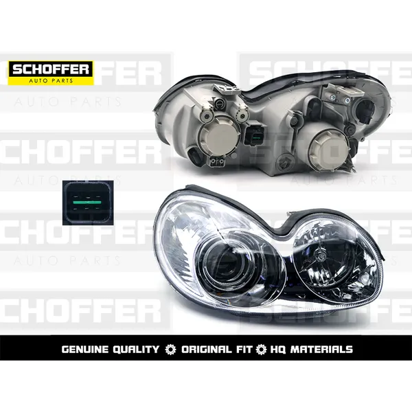 Фара правая под электрокорректор Hyundai Sonata 01-04 Sonata Тагаз 04-10 SCHOFFER SHF12083