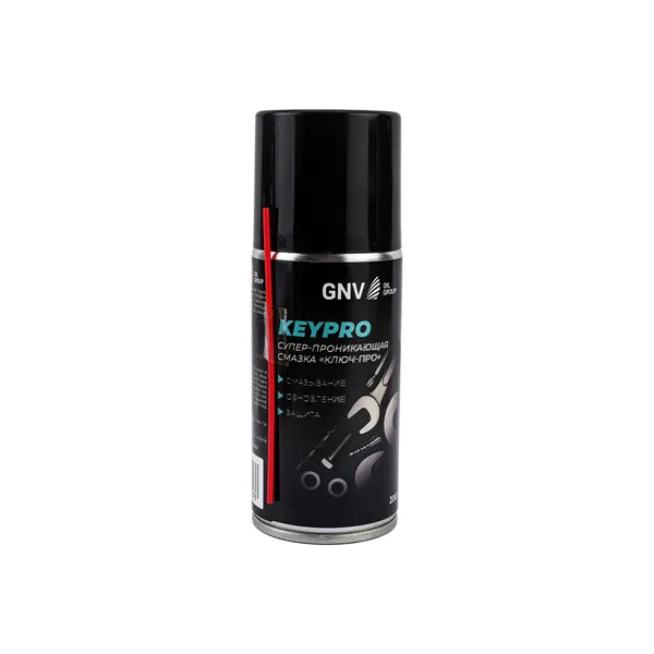 Супер проникающая смазка КлючПро (200 мл.) GNV KeyPro (Аэрозоль) GNV GKP9151015578954000200