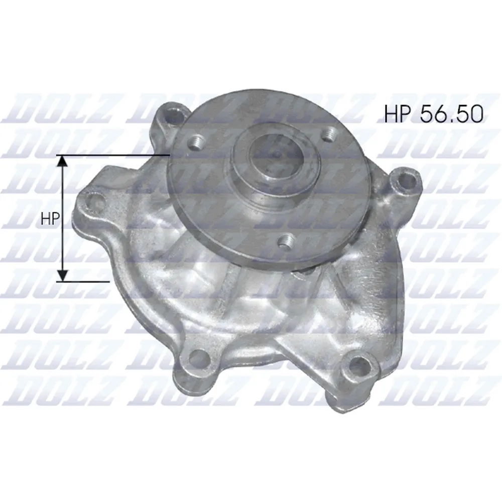 Помпа, водяной насос TOYOTA YARIS 1.0L 16V 99-> (шкив на три болта) DOLZ T-219